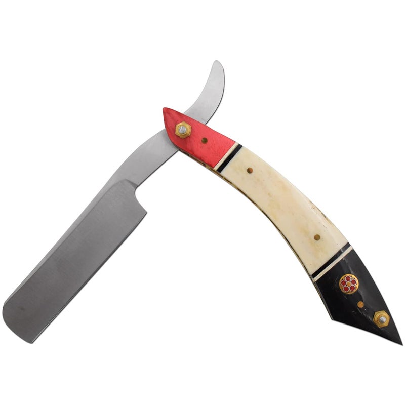 Old Ram Straight Razor | Straight Edge-Razor Rosewood Handle- Sharp | High Hardness Stainless Steel Cutthroat Straight Edge Blade | Barber Razor (218) BR - Image 5